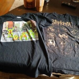 Black Kids T-Shirt with Graphic Design